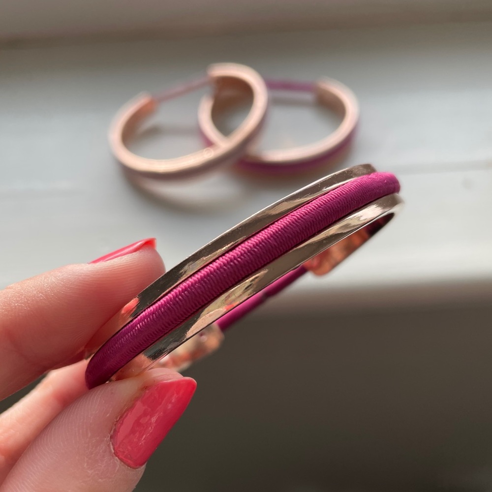 Hair tie bangle bundle